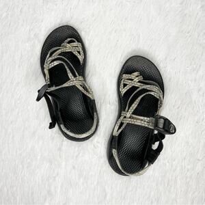 CHACO / z/classic white gray printed outdoor sandals / 7